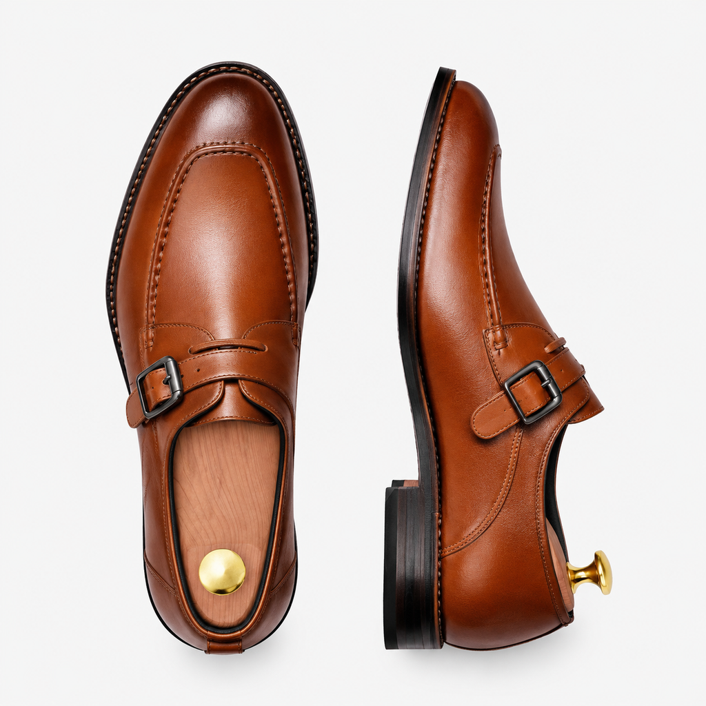 Sapatos Oxford de Pele