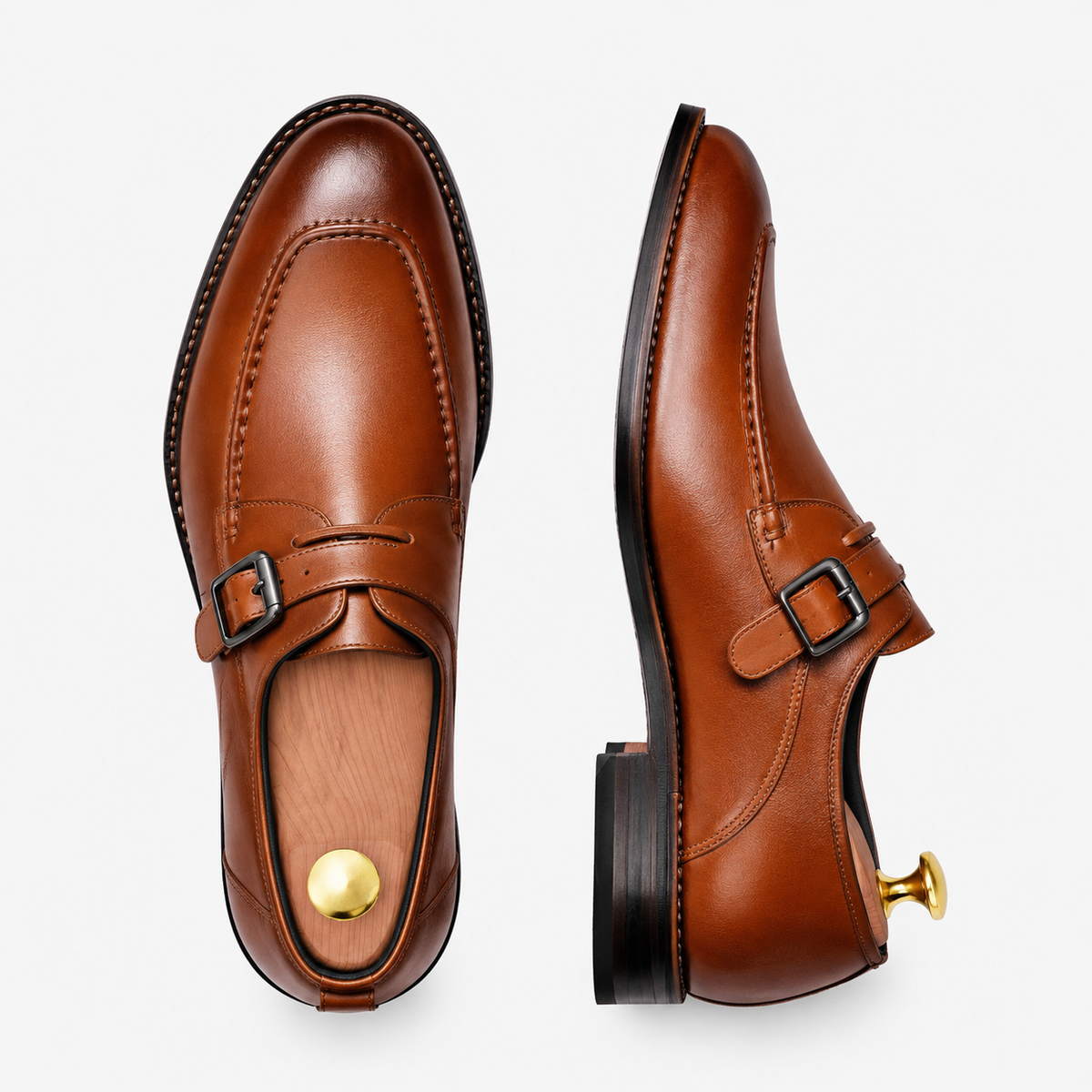 Sapatos Oxford de Pele