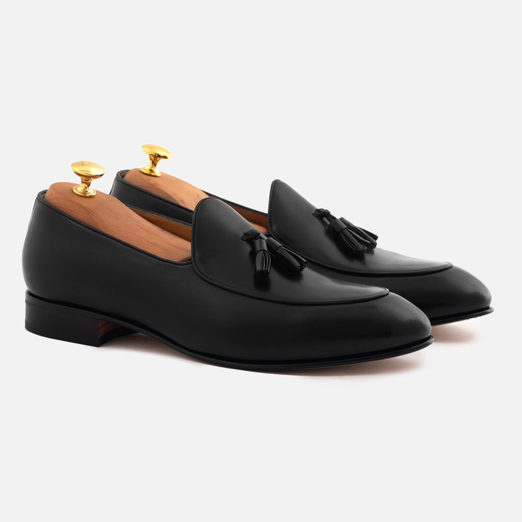 Mocassim Belga Perry para Homem em Pele de Flor Integral Premium