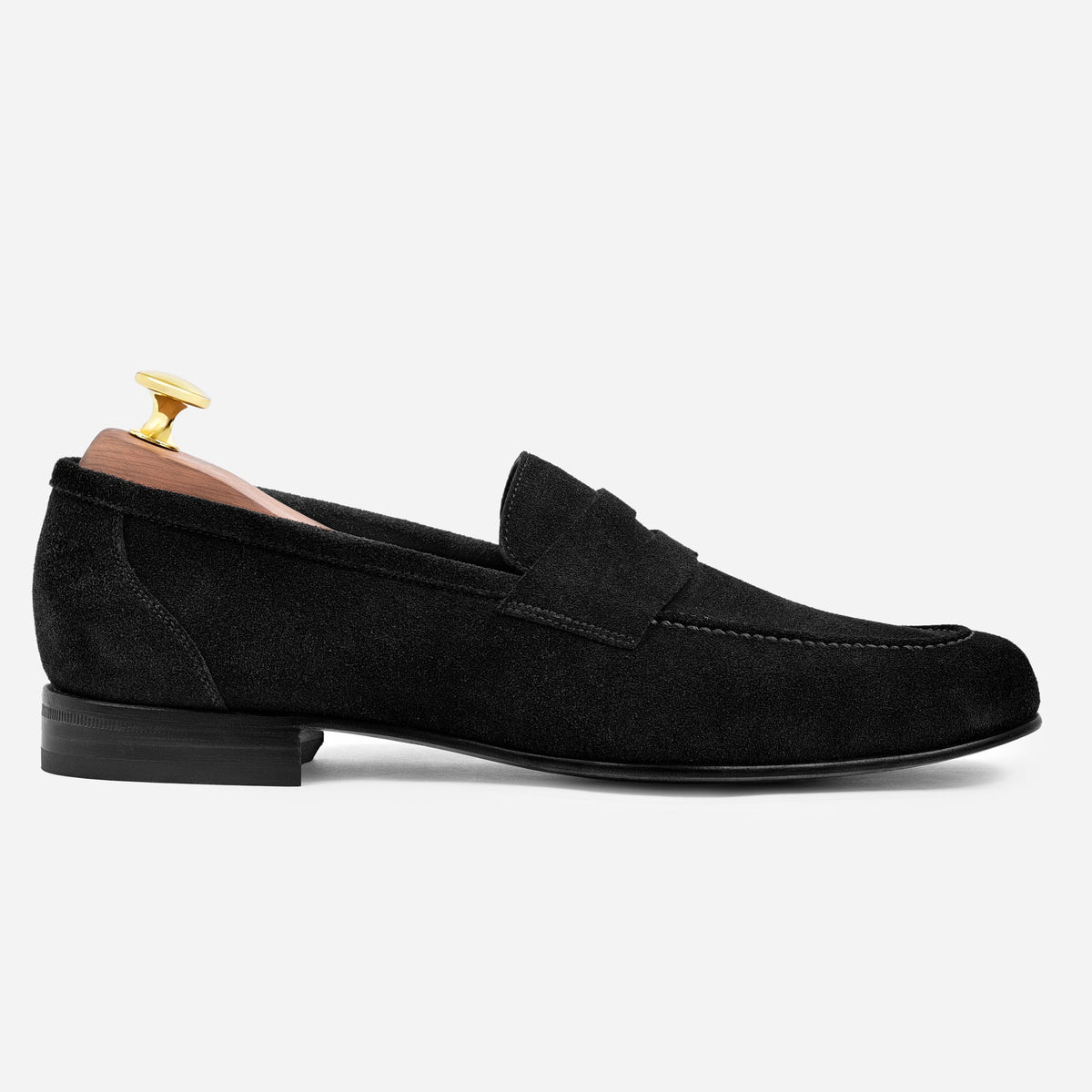 Mocassins Holden para homem em camurça repelente de água sem forro