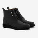 Botas Brogue Nolan de Pele Pull-Up para Homem