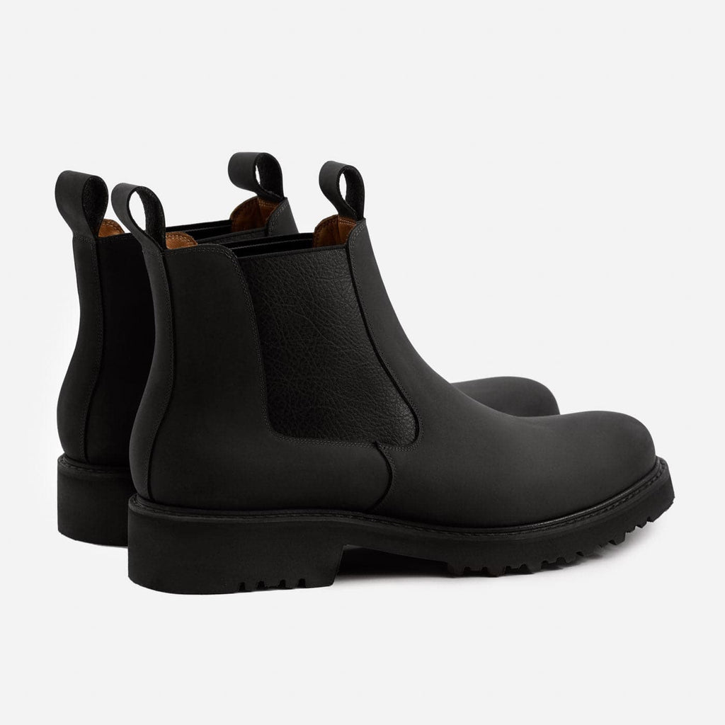 Botas de Pele Silva para Homem com Presilha
