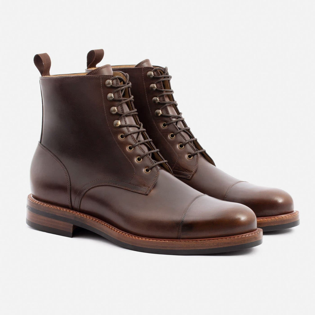 Botas de Pele Pull-Up Dowler para Homem