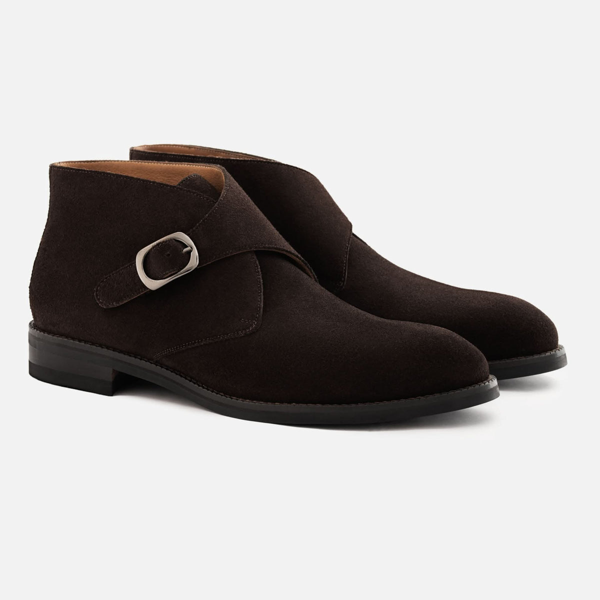 Botas de camurça com fivela Gregory para homem