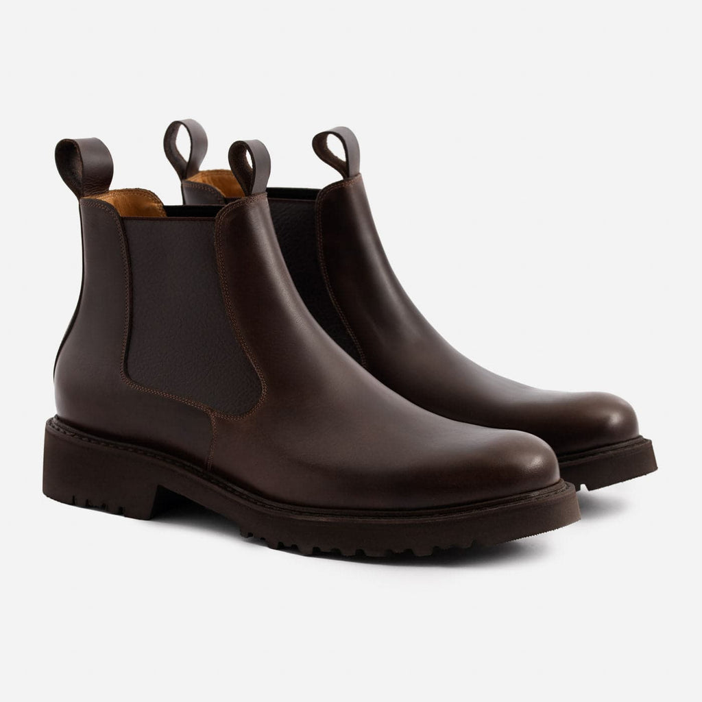 Botas de Pele Silva para Homem com Presilha