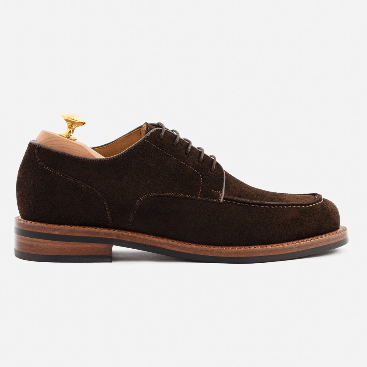 Derbies Anders com biqueira dividida - Camurça - Homem