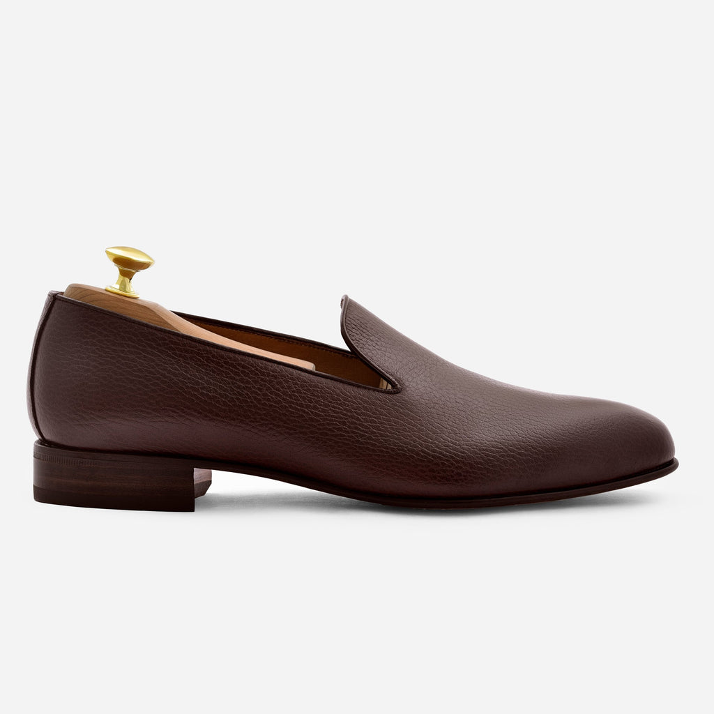 Mocassins Wholecut de Homem em Pele Granulada Langford