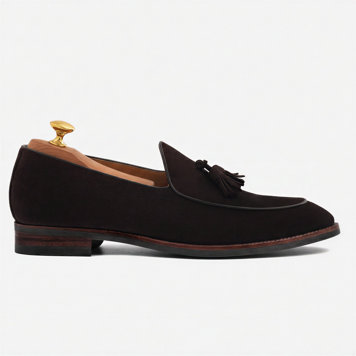 Mocassins Belgas Perry para Homem em Camurça Repelente de Água