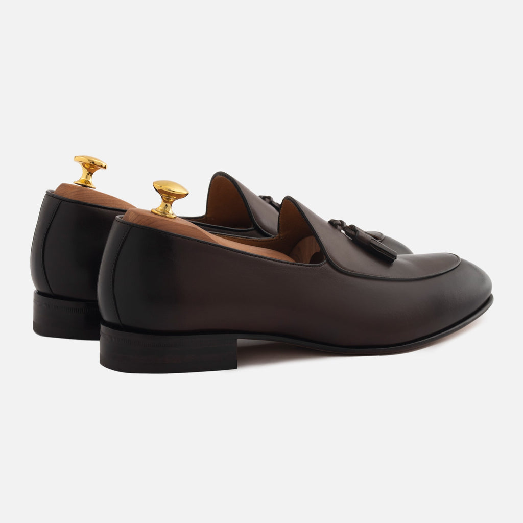 Mocassim Belga Perry para Homem em Pele de Flor Integral Premium