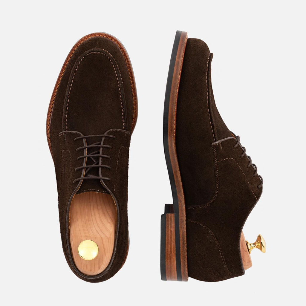 Derbies Anders com biqueira dividida - Camurça - Homem