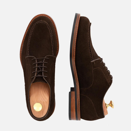Derbies Anders com biqueira dividida - Camurça - Homem