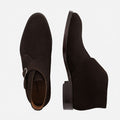 Botas de camurça com fivela Gregory para homem