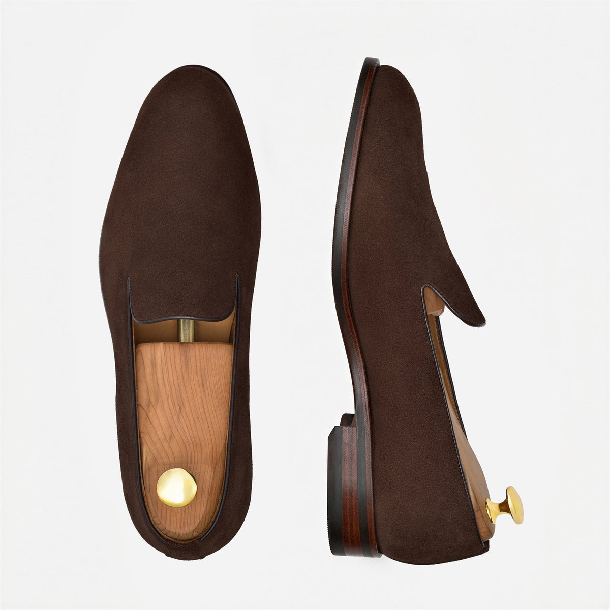 Mocassins de camurça "Wholecut" Langford para homem