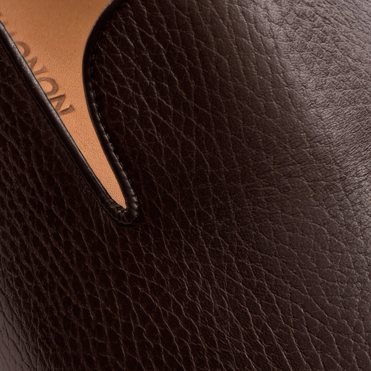 Mocassins Wholecut de Homem em Pele Granulada Langford