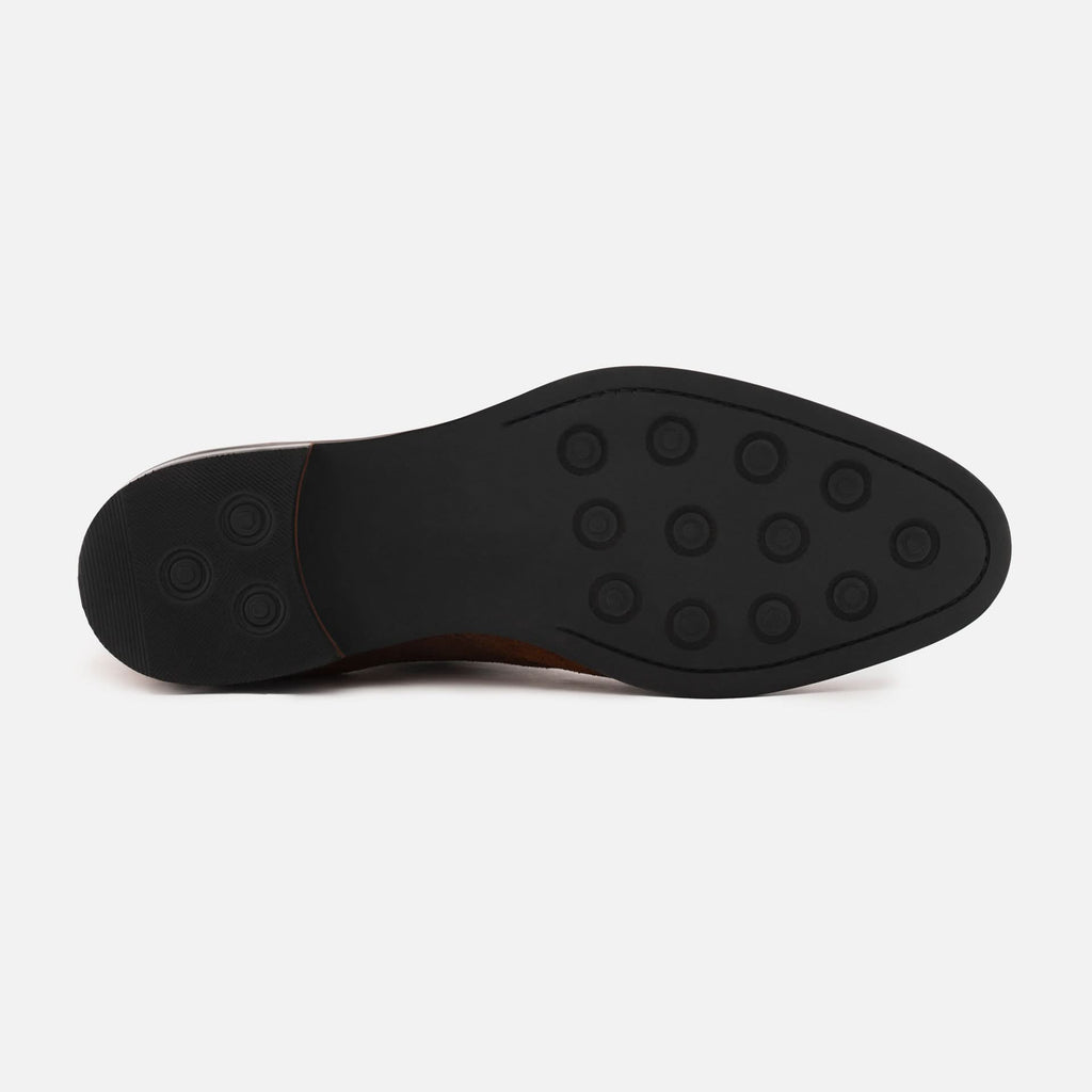Botas de camurça com fivela Gregory para homem