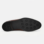 Mocassins Wholecut de Homem em Pele Granulada Langford