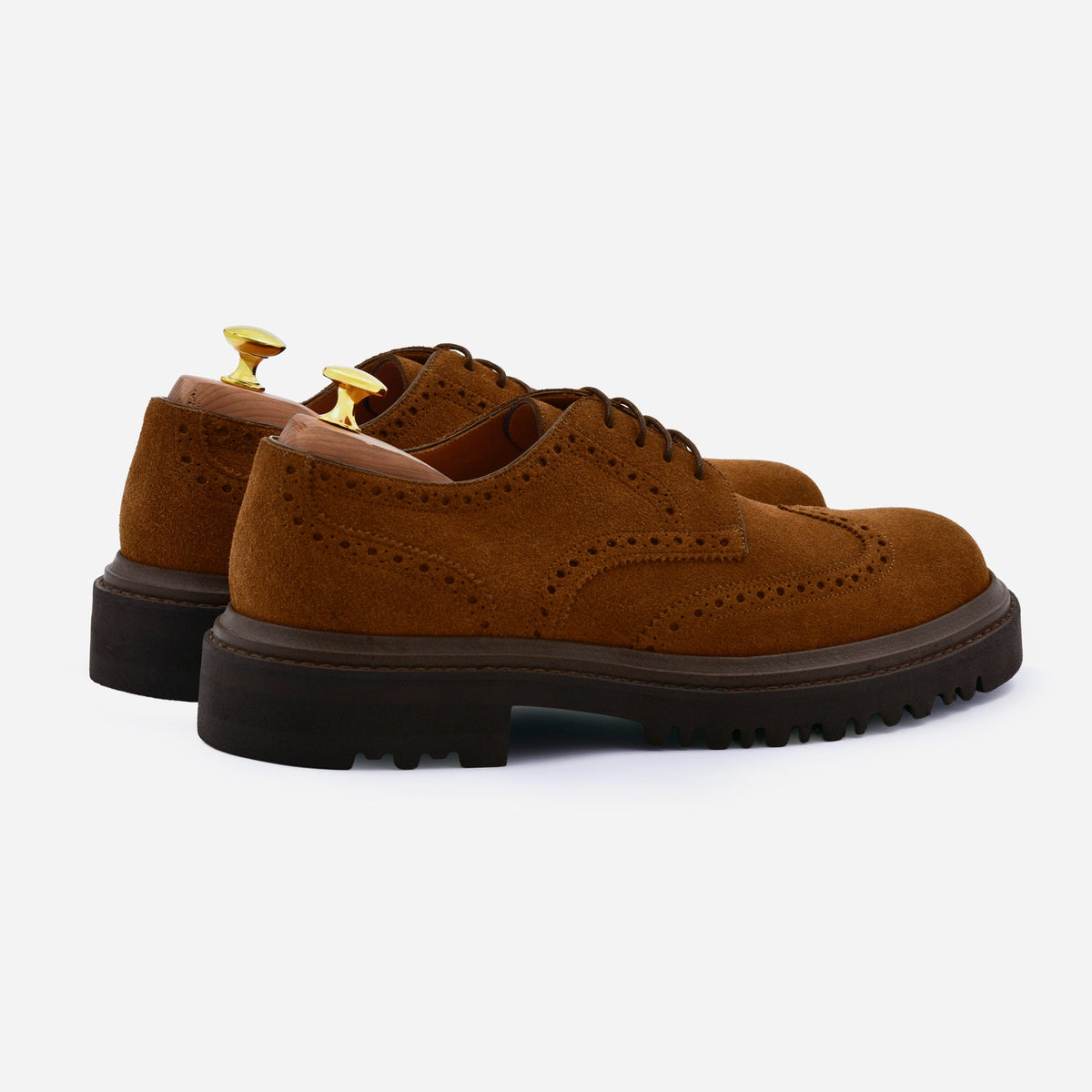 Sapatos Gibson Wingtip - Camurça - Homem
