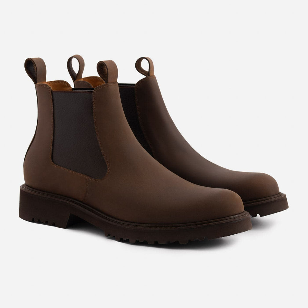 Botas de Pele Silva para Homem com Presilha