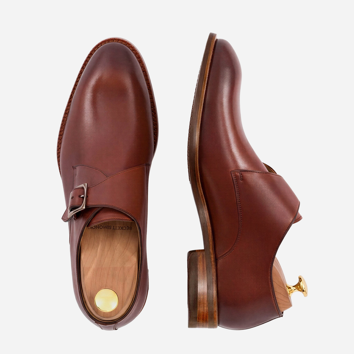 Sapatos Monk Strap Leonard para Homem