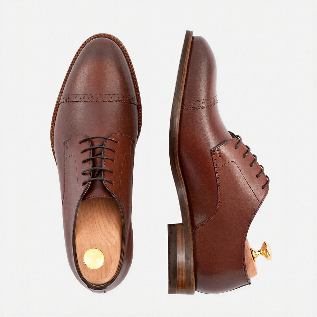 Sapatos Derby Norman com biqueira - Homem