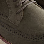 Sapatos Derbie Brogue Redford - Camurça - Homem