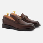 Mocassins Eriksen em Pele Granulada para Homem