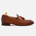 Mocassim Belga Perry para Homem em Pele de Flor Integral Premium