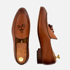 Mocassim Belga Perry para Homem em Pele de Flor Integral Premium