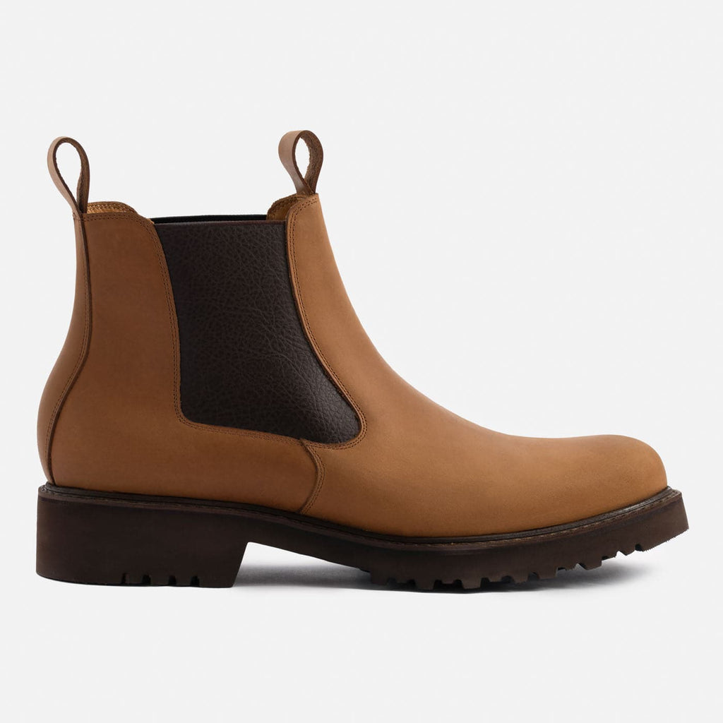 Botas de Pele Silva para Homem com Presilha