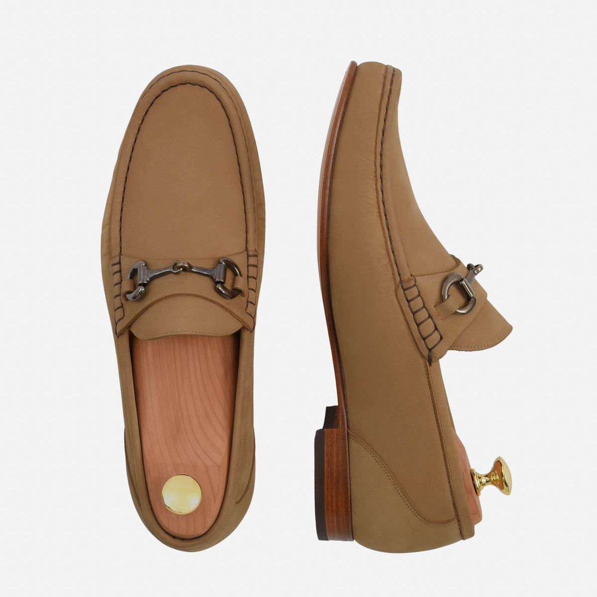 Mocassins Beaumont em Nobuk para Homem