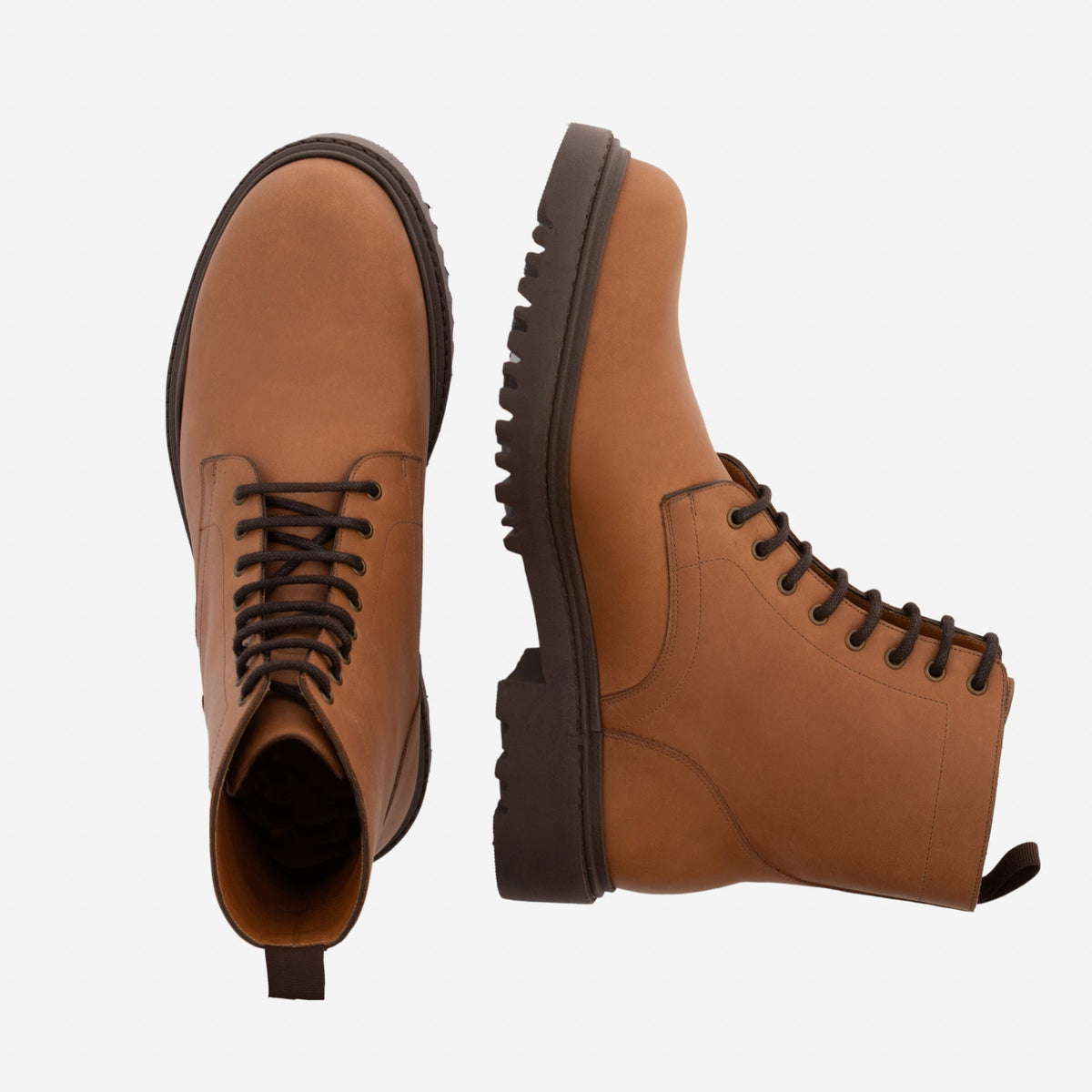 Botas Mercer para Homem – Conforto e Estilo em Pele Pull-Up Premium