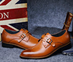 Sapatos Oxford de Pele