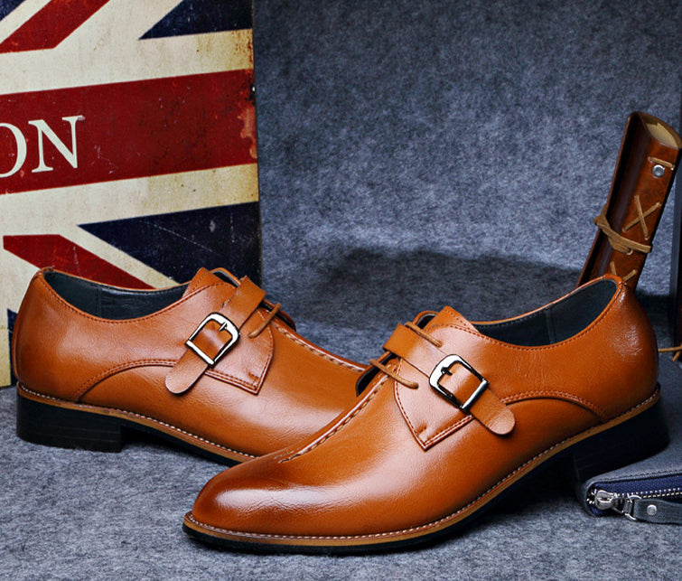 Sapatos Oxford de Pele